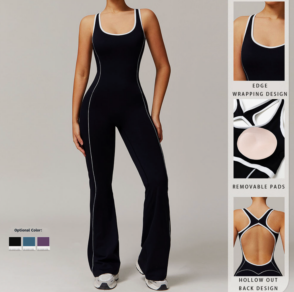 Women’s Flared Leggings Jumpsuit